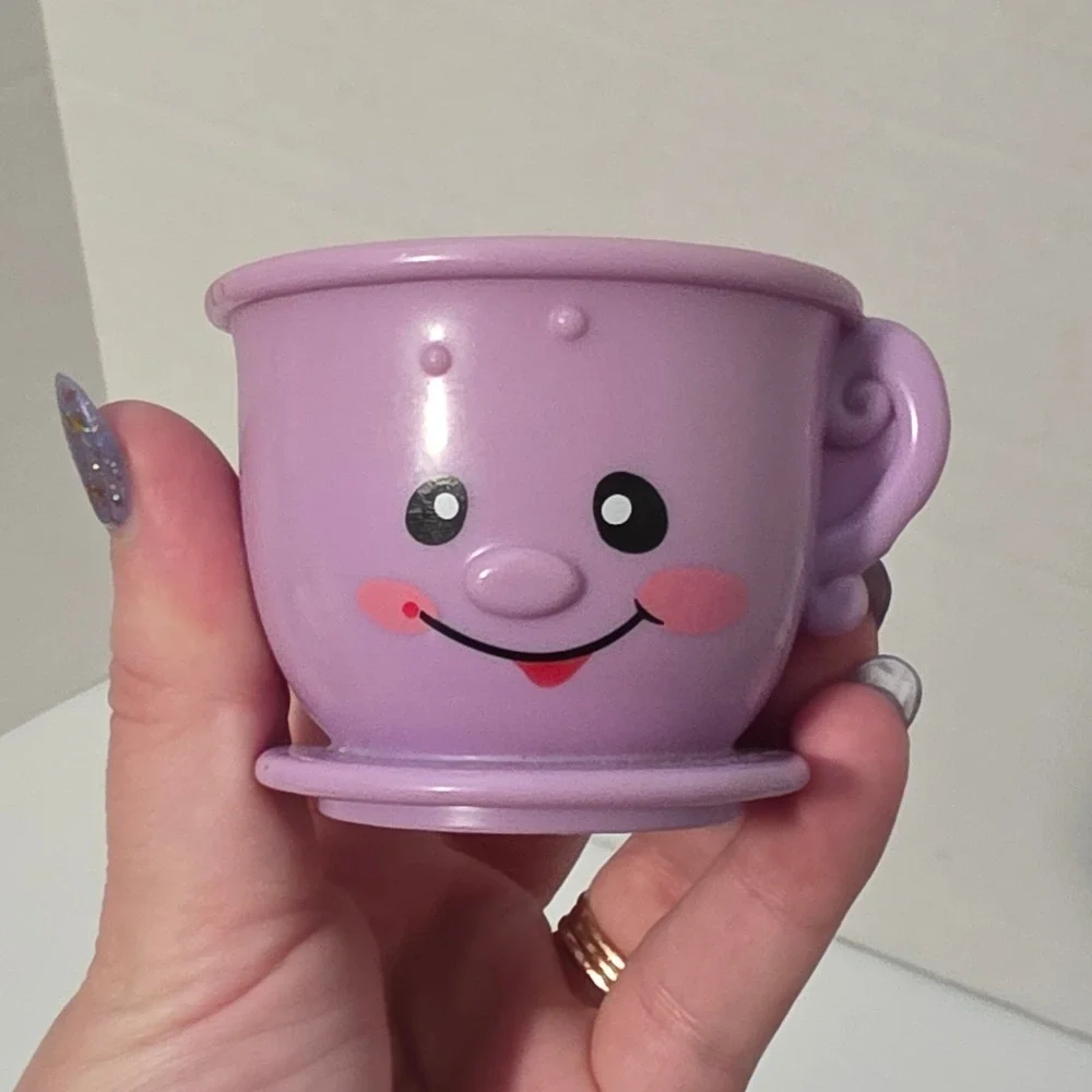 Fisher Price Tea Set Replacement OS Purple Fair 2008 Mattel Incomplete Toy
